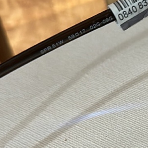 Prada PR51WS Pilot Sunglasses Prada Matte Black Grey Polarized Lens - Picture 13 of 17